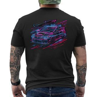 Jdm Car Japanese Retro Car Racing Drifting Legend Tuning Sti Men's T-shirt Back Print - Thegiftio UK