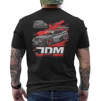 Jdm Drift Auto Cooles Retro Japan Tuning T-Shirt mit Rückendruck - Seseable