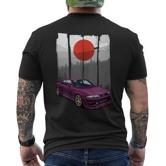 Jdm Skyline R33 Car Tuning Japan Rising Sun Drift Men's T-shirt Back Print - Monsterry CA