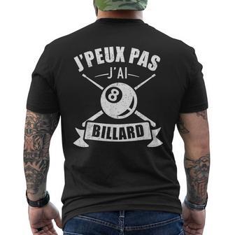 Je Peux Pas J'ai Billard T-shirt imprimé au dos - Cadeauxyz