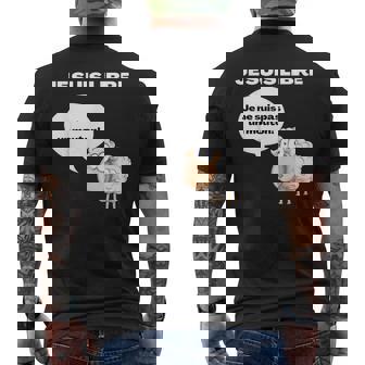 Je Suis Libre Je Ne Suis Pas Un Mouton T-shirt imprimé au dos - Cadeauxyz