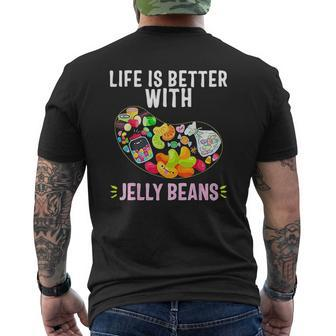 Jelly Bean Sugar Candy Fruity Mens Back Print T-shirt - Thegiftio UK