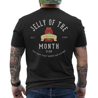 Jelly Of The Month Club Est 1989 Men's T-shirt Back Print - Monsterry AU