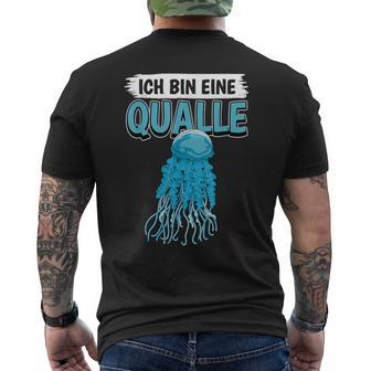 Jellyfish Medusa Sachen Ich Bin Eine Jellyfish T-Shirt mit Rückendruck - Seseable