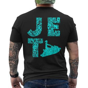Jet Ski Driver Water Jetski Watercraft Watersport Jet Skiing Mens Back Print T-shirt - Thegiftio UK