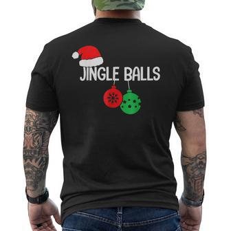 Jingle Balls Christmas T Matching Couple Chestnuts V3 Mens Back Print T-shirt - Thegiftio UK