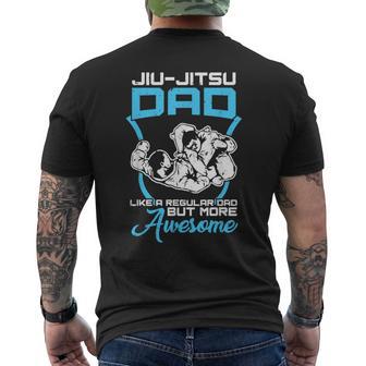 Jiu-Jitsu Dad Athletic Rolling Men's T-shirt Back Print - Monsterry DE