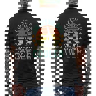 Jiu Jitsu Dad Brazilian Jiu Jitsu Training Father Mens Back Print T-shirt - Thegiftio UK