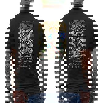 Joan Of Arc I Fear Nothing For God Is With Me Men's T-shirt Back Print - Monsterry