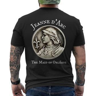 Joan Of Arc Jeanne D’Arc The Maid Of Orleans Men's T-shirt Back Print - Monsterry DE