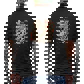 Graphic John Art Denver Vaporware Music Retro Flag American Mens Back Print T-shirt - Thegiftio