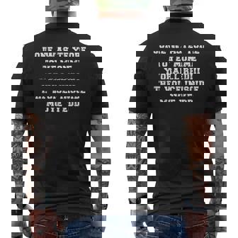 Jone Waste Your Time One Me Men's T-shirt Back Print | Mazezy