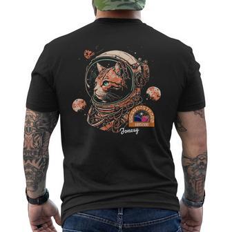 Jonesy The Space Cat Men's T-shirt Back Print - Monsterry AU