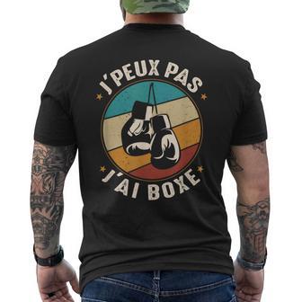 J'peux Pas J'ai Boxe Homme Humour Boxeur Fan De Boxe Noël T-shirt imprimé au dos - Cadeauxyz