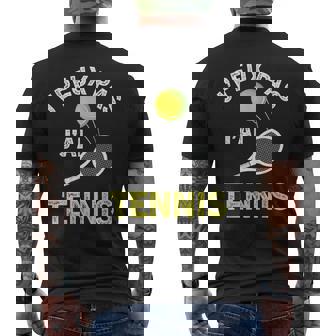 J'peux Pas J'ai Tennis Idée Cadeau Joueur Tennis Drôle T-shirt imprimé au dos - Cadeauxyz