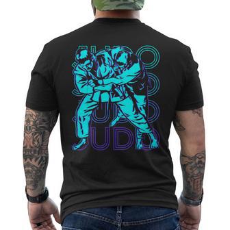 Judo Retro S T-Shirt mit Rückendruck - Geschenkecke