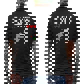 Jugador 1 Jugador 2 Camisa A Juego Para Pareja Jugador Camiseta Hombre Estampado Espalda - Regaloses