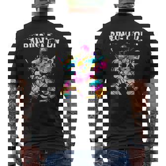 Jugador De Hockey Sobre Hielo Portero Hockey Goalie Hockey Regalo Camiseta Hombre Estampado Espalda - Regaloses