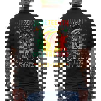 Junenth Celebrating Black Freedom Junenth 1865 Men's T-shirt Back Print | Mazezy