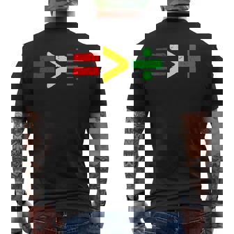 Junenth June 19Th 1865 Equality Is Greater Than Division Men's T-shirt Back Print | Mazezy