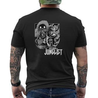 Junglist Raver Spray Can Edm Drum And Bass Men's T-shirt Back Print - Thegiftio UK