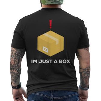 Im Just A Box Fast Solid Gear Men's T-shirt Back Print - Monsterry UK