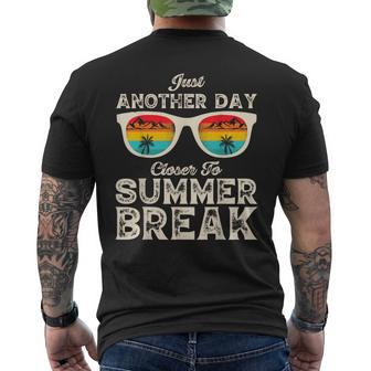 Just Another Day Closer To Summer Break Vacation Men's T-shirt Back Print - Monsterry DE