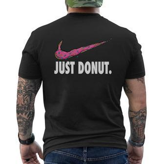 Just Donut Mens Back Print T-shirt - Thegiftio UK
