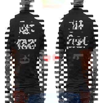 Just Pacsed Pacser Couple Pacs Couple Pacsé T-shirt imprimé au dos - Cadeauxyz