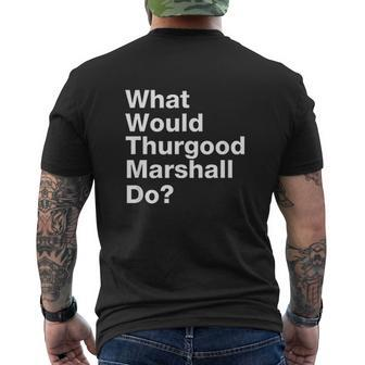 Justice Thurgood Marshall Mens Back Print T-shirt - Thegiftio UK