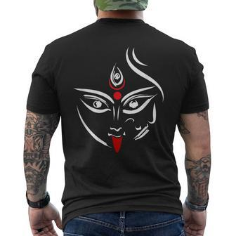 Kali Goddess Deity Indian India Hindu Yoga Puja Kali Men's T-shirt Back Print - Monsterry AU