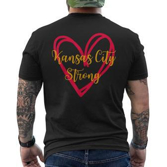 Kansas City Strong Kc Strong Men's T-shirt Back Print - Seseable