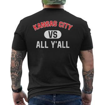 Kansas City Vs All Y'all Kansas City Men's T-shirt Back Print - Monsterry