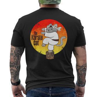 The Karate Cat Men's T-shirt Back Print - Monsterry UK