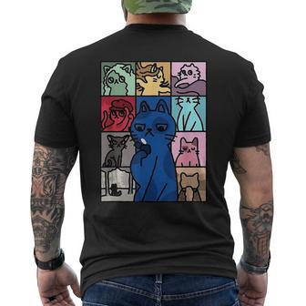 Karma Is Cat Cat Lover Men's T-shirt Back Print - Thegiftio UK