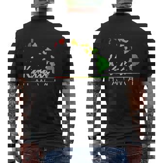 Kauai Hawaii Distressed Vintage Look Mens Back Print T-shirt - Thegiftio UK