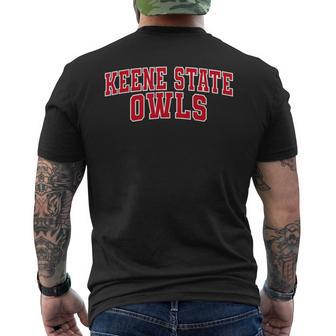 Keene State College Owls Wht01 Men's T-shirt Back Print - Thegiftio UK
