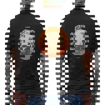 Keep Calm And Camp On Experience Camping Lovers Mens Back Print T-shirt - Thegiftio