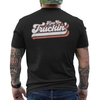 Keep On Trucking Retro Vintage 70S Mens Back Print T-shirt - Thegiftio UK