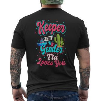 Keeper Of The Gender Tia Loves You Mexican Baby Fiesta Men's T-shirt Back Print - Thegiftio UK
