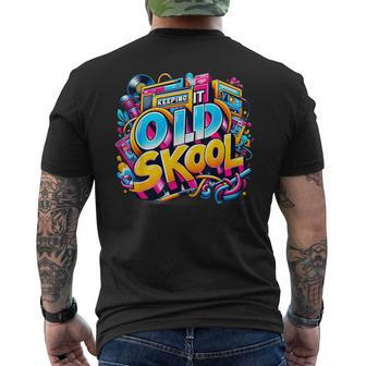 Keeping It Old Skool Vintage Style Classic Men's T-shirt Back Print | Mazezy