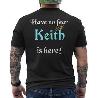 Keith Custom Name Saying Personalized Names Men's T-shirt Back Print - Seseable