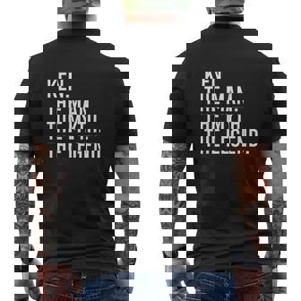 Ken The Man The Myth The Legend Mens Back Print T-shirt - Thegiftio