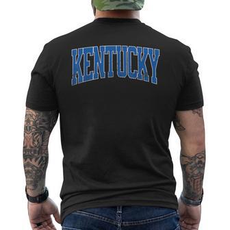 Kentucky City Vintage Men's T-shirt Back Print - Seseable