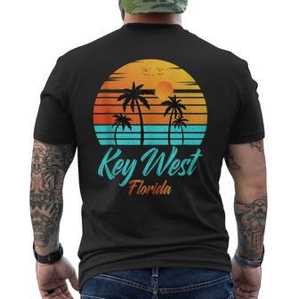 Key West Florida Travel Vacation Getaway Cruise Men's T-shirt Back Print - Monsterry