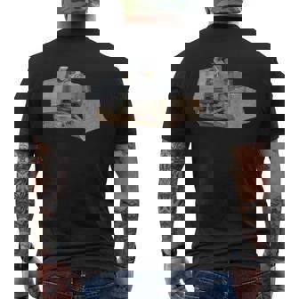 Killdozer Libertarian Dtom Tread Bulldozer Tractor Excavator Men's T-shirt Back Print - Thegiftio UK