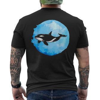 Killer Whale Orca T-Shirt mit Rückendruck - Seseable