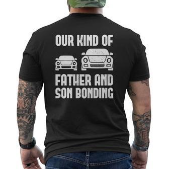 Our Kind Of Father Son Bonding Auto Enthusiast Car Dad Mens Back Print T-shirt | Mazezy