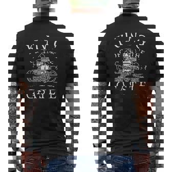 King Of The Castle Shirt Home For Father Of The House Mens Back Print T-shirt - Seseable