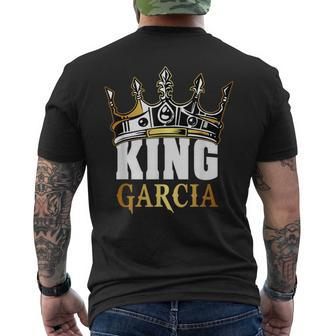 King Garcia Garcia Name Men's T-shirt Back Print - Seseable